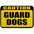 thumbnail image 1 of Caution Guard Dogs Sign, 1 of 1