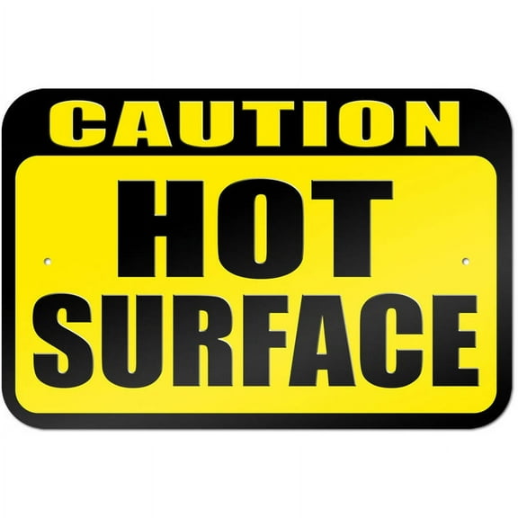 Caution Hot Surface Sign