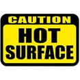 thumbnail image 1 of Caution Hot Surface Sign, 1 of 1