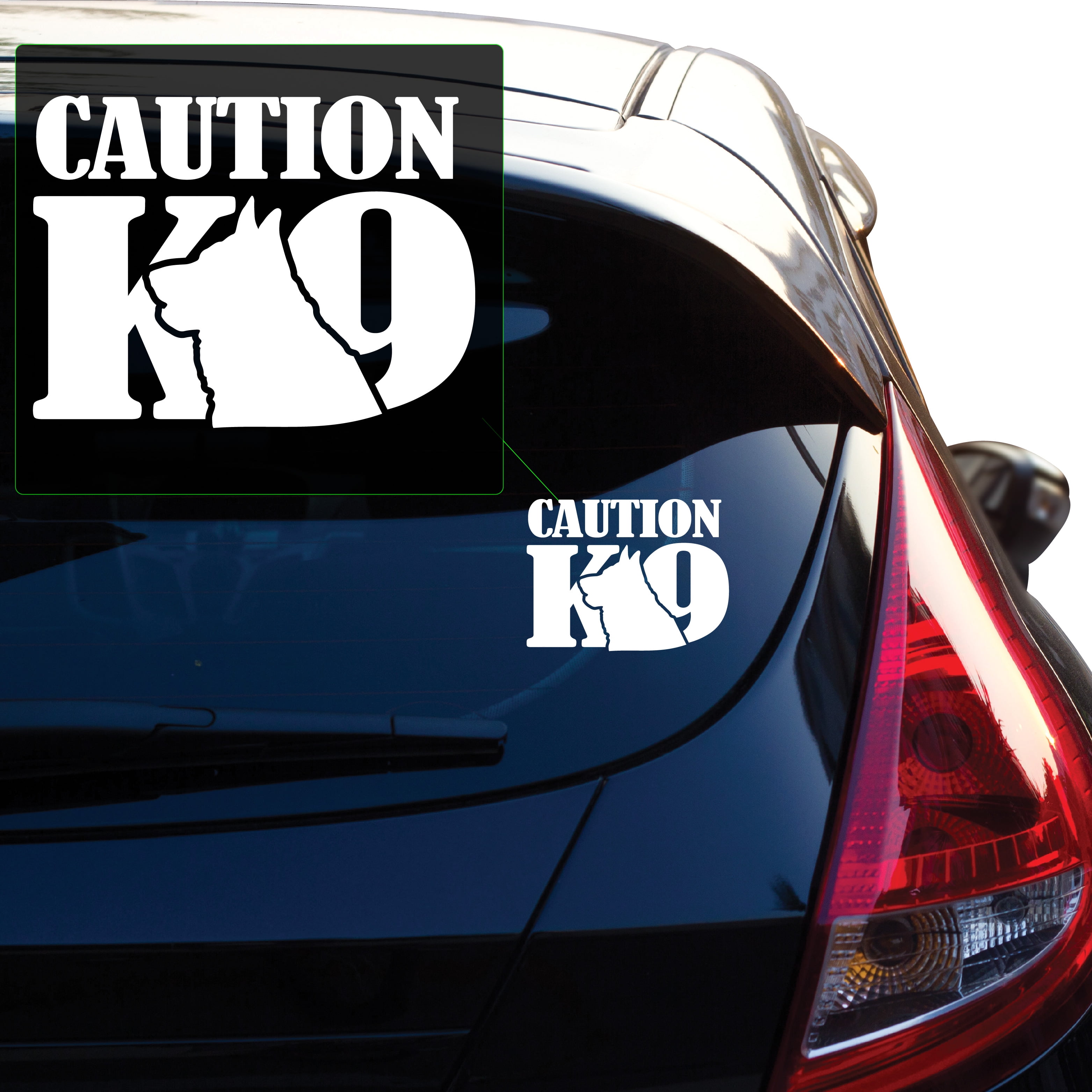 Caution K9 Vinyl decal transfer tape designed for applications on car windows, laptops, and