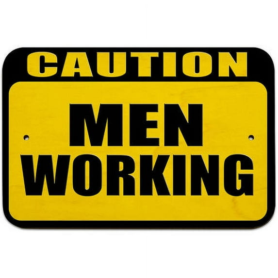Caution Men Working Sign