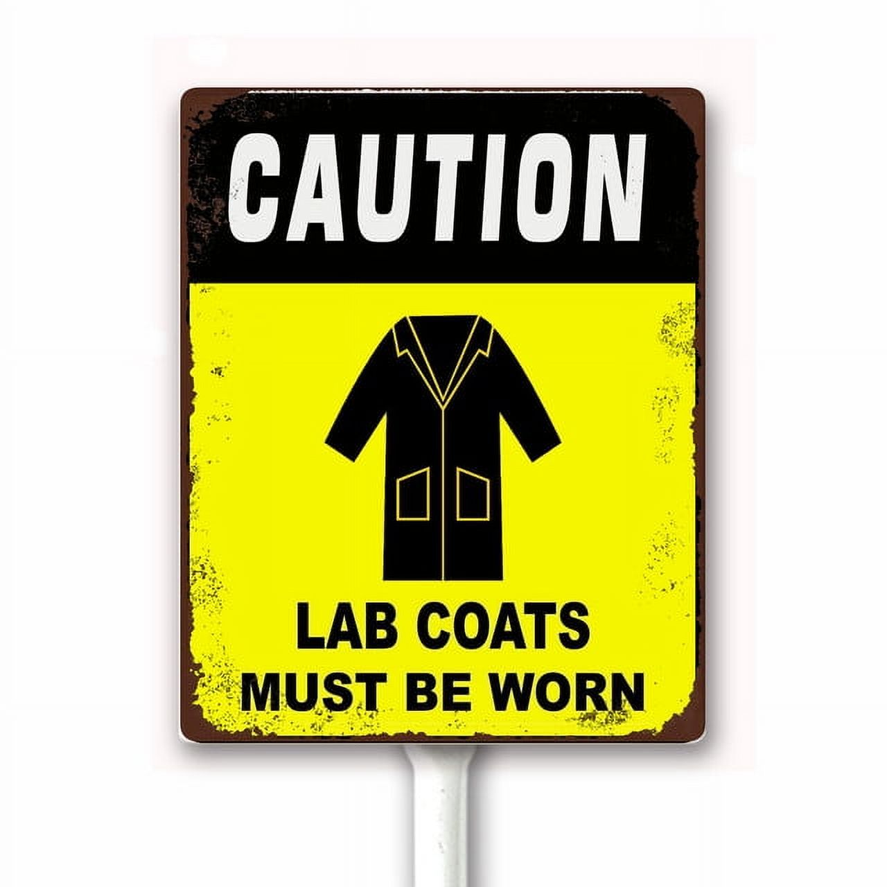 Caution Pedestrian Crossing Drive-Thru Traffic Rustic Yard Sign for ...