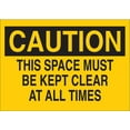 thumbnail image 1 of caution sign, brady, 85599, 10"hx14"w, 1 of 1