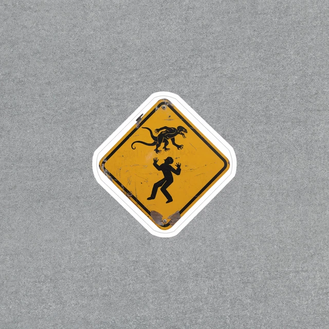 Caution Sign Sticker: Stick Figure Hanging Silhouette Decalphone Decal ...