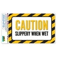 thumbnail image 1 of Caution Slippery When Wet SLAP STICKZ(TM) Automotive Car Window Locker Bumper Sticker - No. 2, 1 of 1
