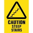 thumbnail image 1 of Caution Steep Stairs Sign Metal Tin Sign 8x12 Inches Caution Danger Safety Security Warning Notice Signs, 1 of 5