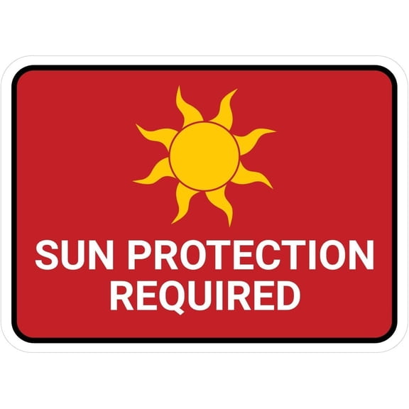 Caution Sun Required On Site Metal Tin Sign Vintage Warning Caution Wall Art Decor for Home Business Office Yard Garage Farmhouse Bar Street Indoor Outdoor Wall Decoration 8x12 Inch