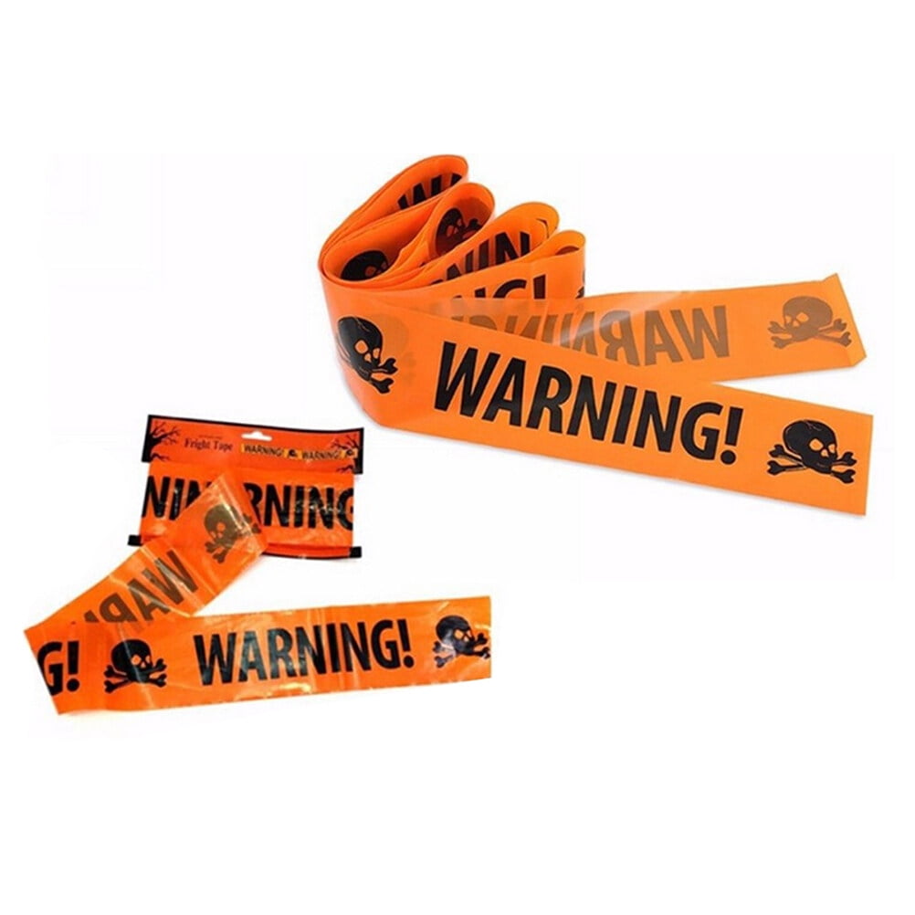 Caution Tape, Creative Halloween Caution Tape Warning Tape Party