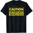 thumbnail image 1 of Caution This Vehicle Makes Frequent Stops At Your Moms House T-Shirt, 1 of 3