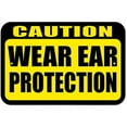 thumbnail image 1 of Caution Wear Ear Protection Sign, 1 of 1