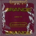 thumbnail image 1 of Caution Wear Grande + Silver Lunamax Pocket Case, Large Sized Lubricated Latex Condoms-24 Count, 1 of 5