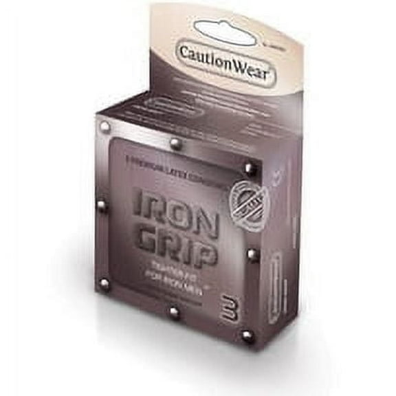 Caution Wear Iron Grip Snug Fit - Pack of 3