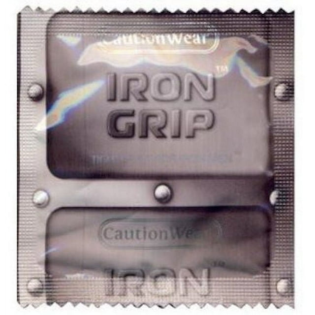 Caution Wear Iron Grip Snugger Fit, Lubricated, 36Bulk Pack Condoms
