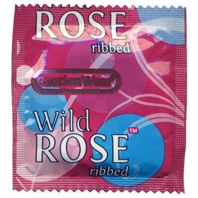 Caution Wear Wild Rose Condoms 24 Pack