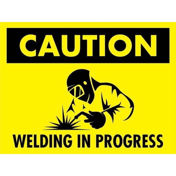 Caution Welding in Progress Retro Vintage Sign Home Bar Pub Kitchen Restaurant Wall Deocr Plaque Signs 12X8Inch