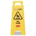thumbnail image 1 of Caution Wet Floor Sign, 11 X 12 X 25, Bright Yellow | Bundle of 2 Each, 1 of 5