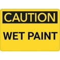 thumbnail image 1 of Caution Wet Paint Sign 12 x 8 Inches - Rust-Free Aluminum, Outdoor Metal Tin Sign, Practical for Home, Business, Yard, Construction Areas, 1 of 6