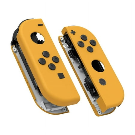 Caution Yellow Replacement Housing Shell w/Full Set Buttons Case for Nintendo Switch/OLED Joycon