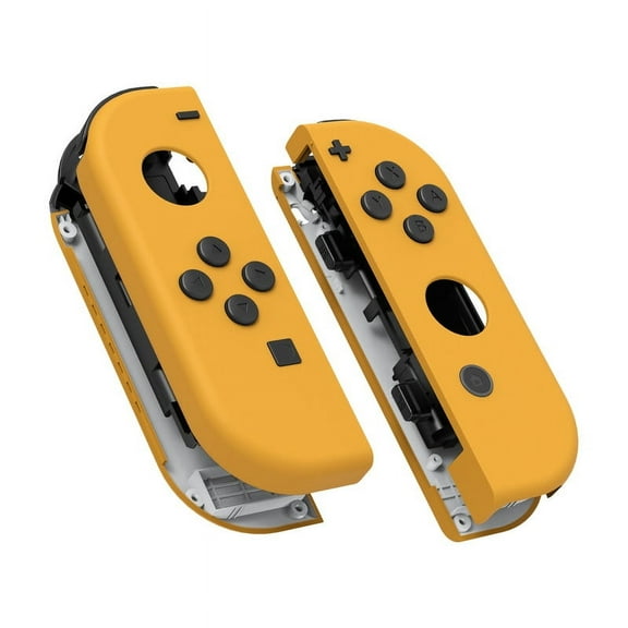 Caution Yellow Replacement Housing Shell w/Full Set Buttons Case for Nintendo Switch/OLED Joycon