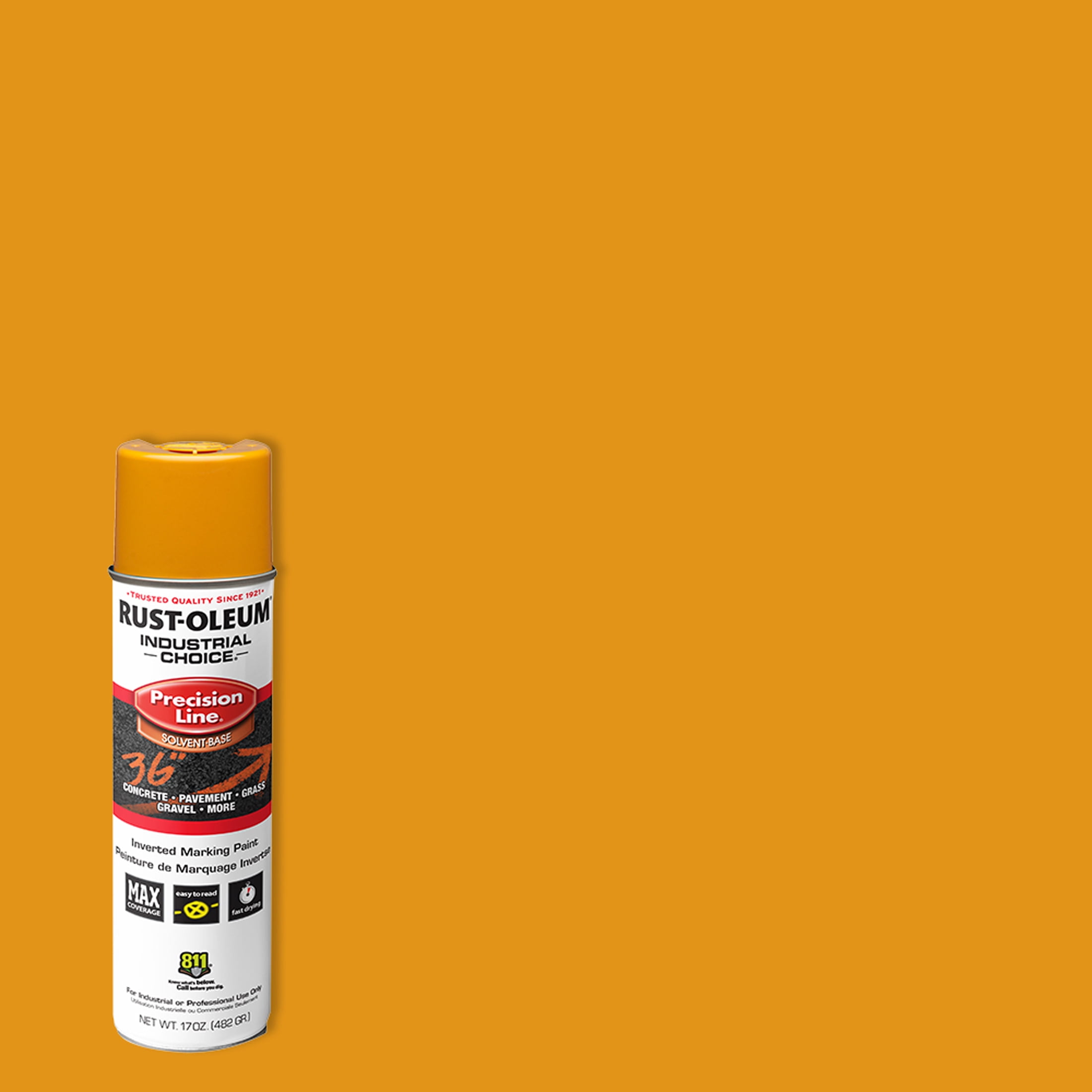 APWA Orange, Rust-Oleum Precision Line Marking Flat Spray