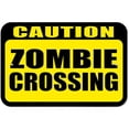 thumbnail image 1 of Caution Zombie Crossing Sign, 1 of 1
