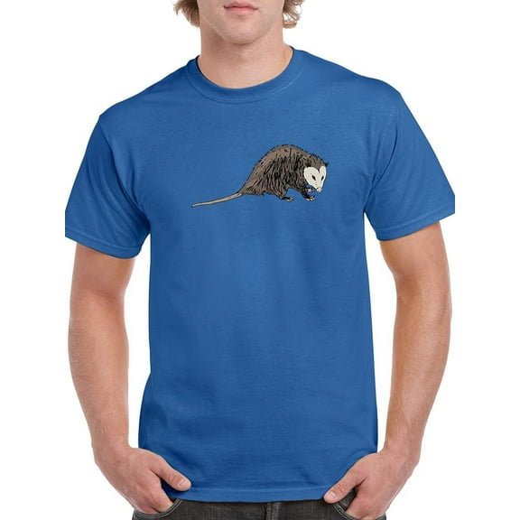 Cautious Opossum T-Shirt Men -Image by Shutterstock, Male Medium
