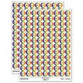 thumbnail image 1 of Cautious Pig with Heart in Hands 200+ Round Stickers - Rainbow - Gloss Finish - 0.50" Size, 1 of 3