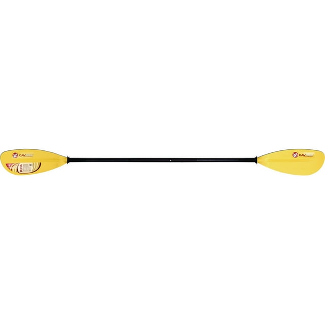 CavPro TakeDown Kayak Paddle with Black Aluminum Oval Shaft and Spoon