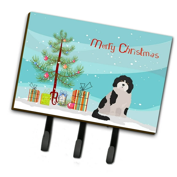 Cavachon #3 Christmas Tree Leash or Key Holder
