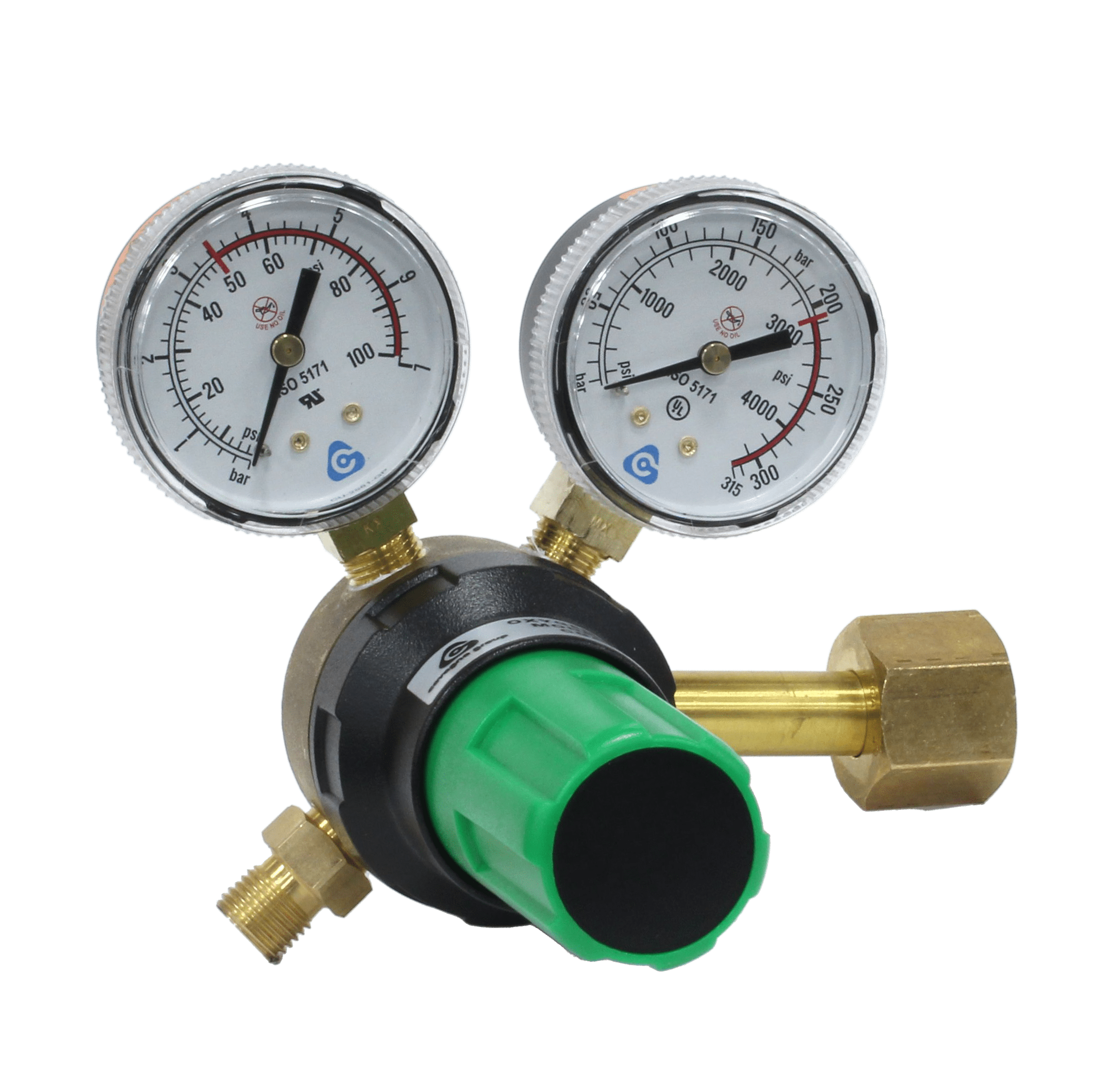 Cavagna Dual Gauge Oxygen High Performance Regulator CGA540