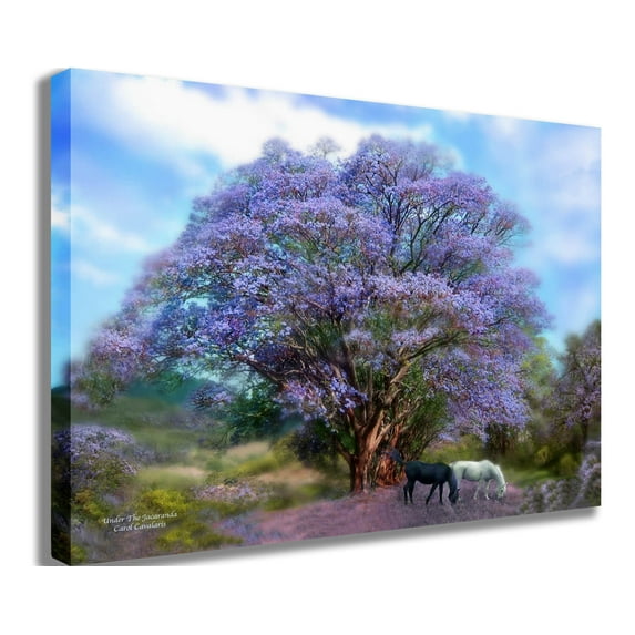 Cavalaris "Under The Jacaranda" Canvas Print