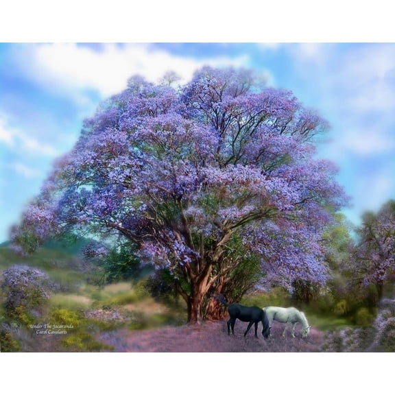 Cavalaris "Under The Jacaranda" Wall Decal