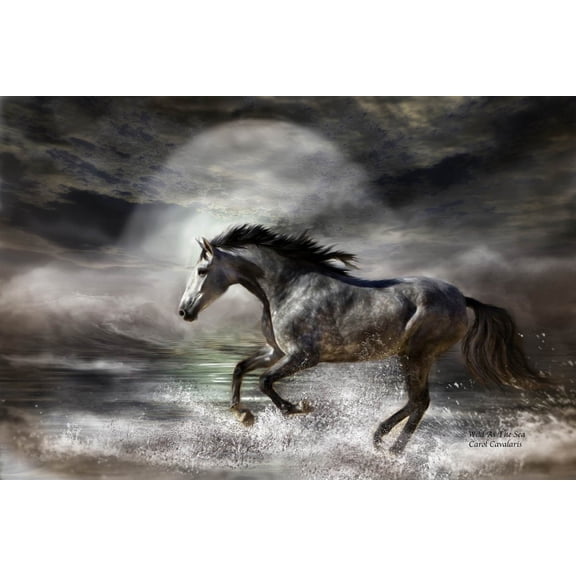 Cavalaris "Wild As The Sea" Glossy Poster