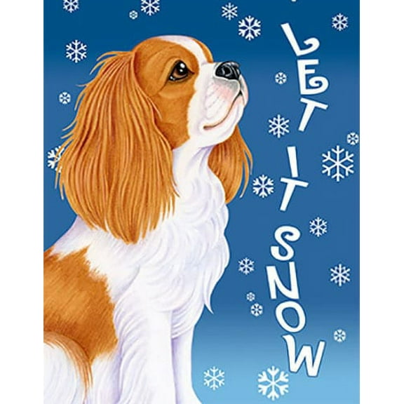 Cavalier King Charles - Best of Breed Let It Snow Garden Flag