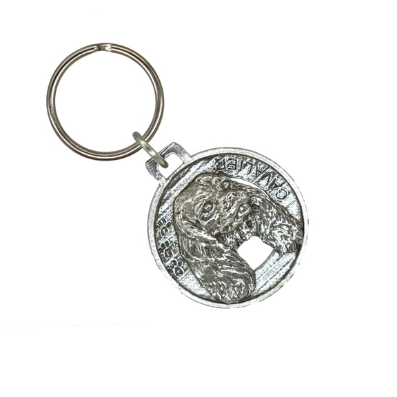 Cavalier King Charles Keychain, D044KC, 1 1/2 Inch, Dog Breed, Spaniel, Metal, Pet, Gift, Handmade in the USA, Selection of Dog Breed Designs Available, 100% American Made