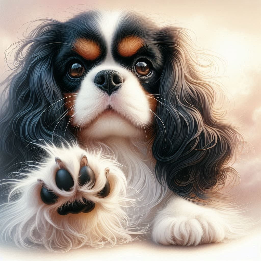 Cavalier King Charles Spaniel 300 Piece Jigsaw Puzzle Games Toy Home Art Decor