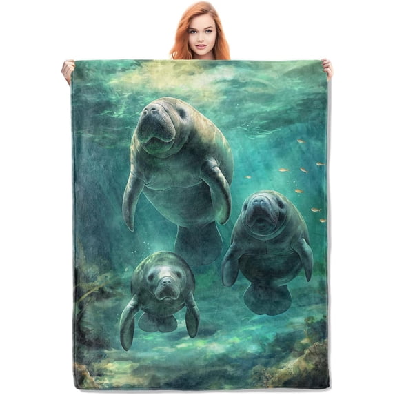 Cavalier King Charles Spaniel Blanket Gifts for Women Girls Lovers Soft Warm Lightweight Cozy Plush Cute Floral Animal Dog Throw Blankets for Bedroom Living Room Sofa Home Decor 60"x50"