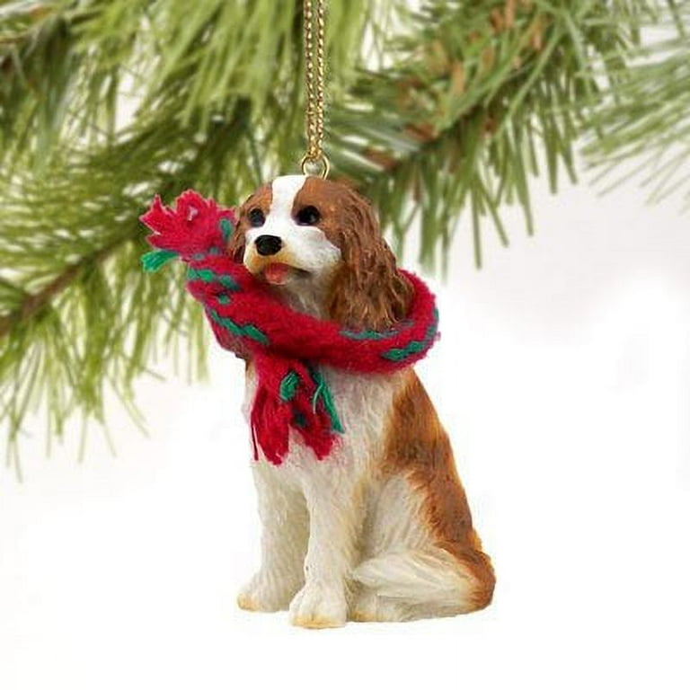 Cavalier king charles spaniel christmas ornament hotsell