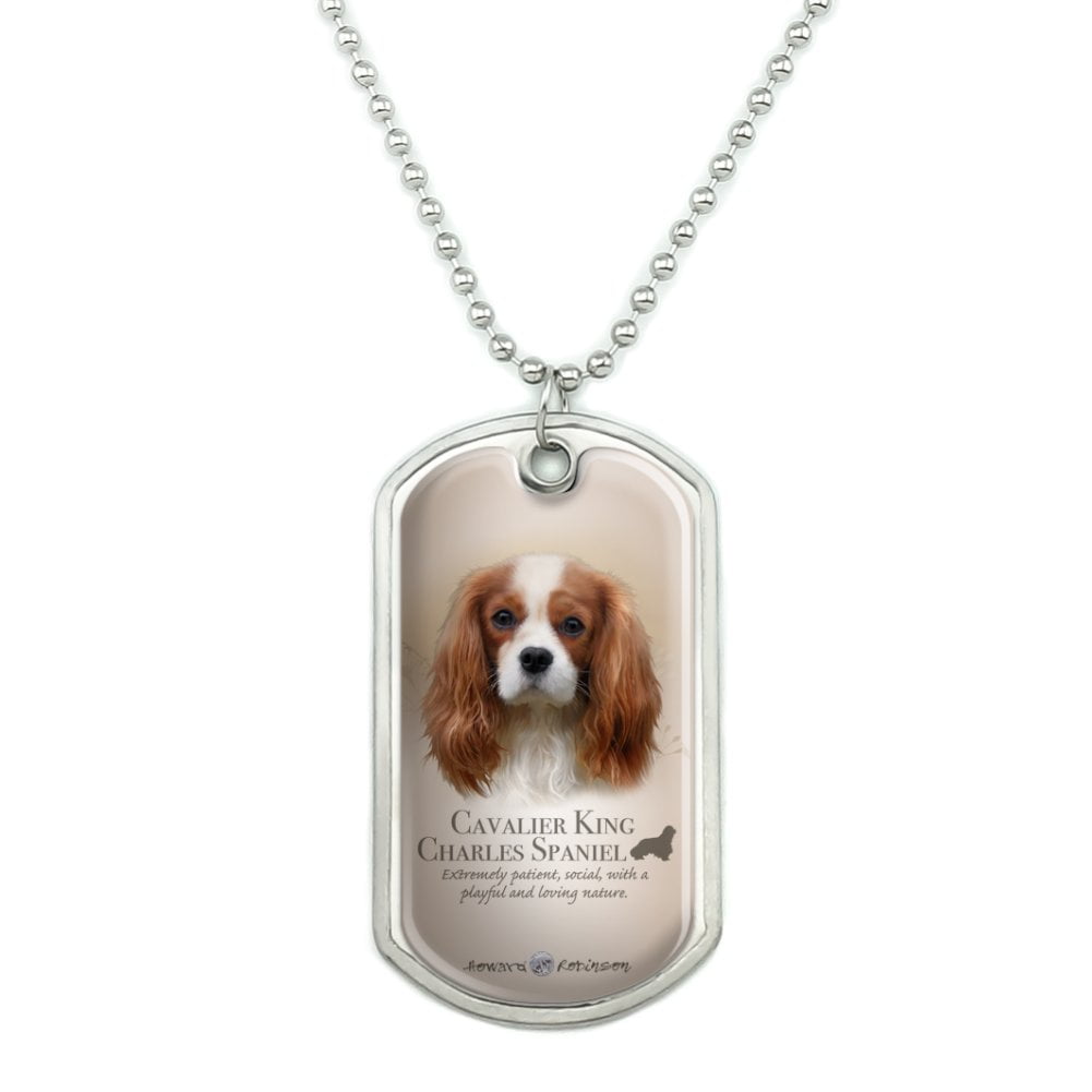 Cavalier king charles spaniel necklace 2025