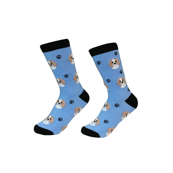 Cavalier King Charles Spaniel Dog Breed Socks Unisex Sock Daddy by E&S Pets