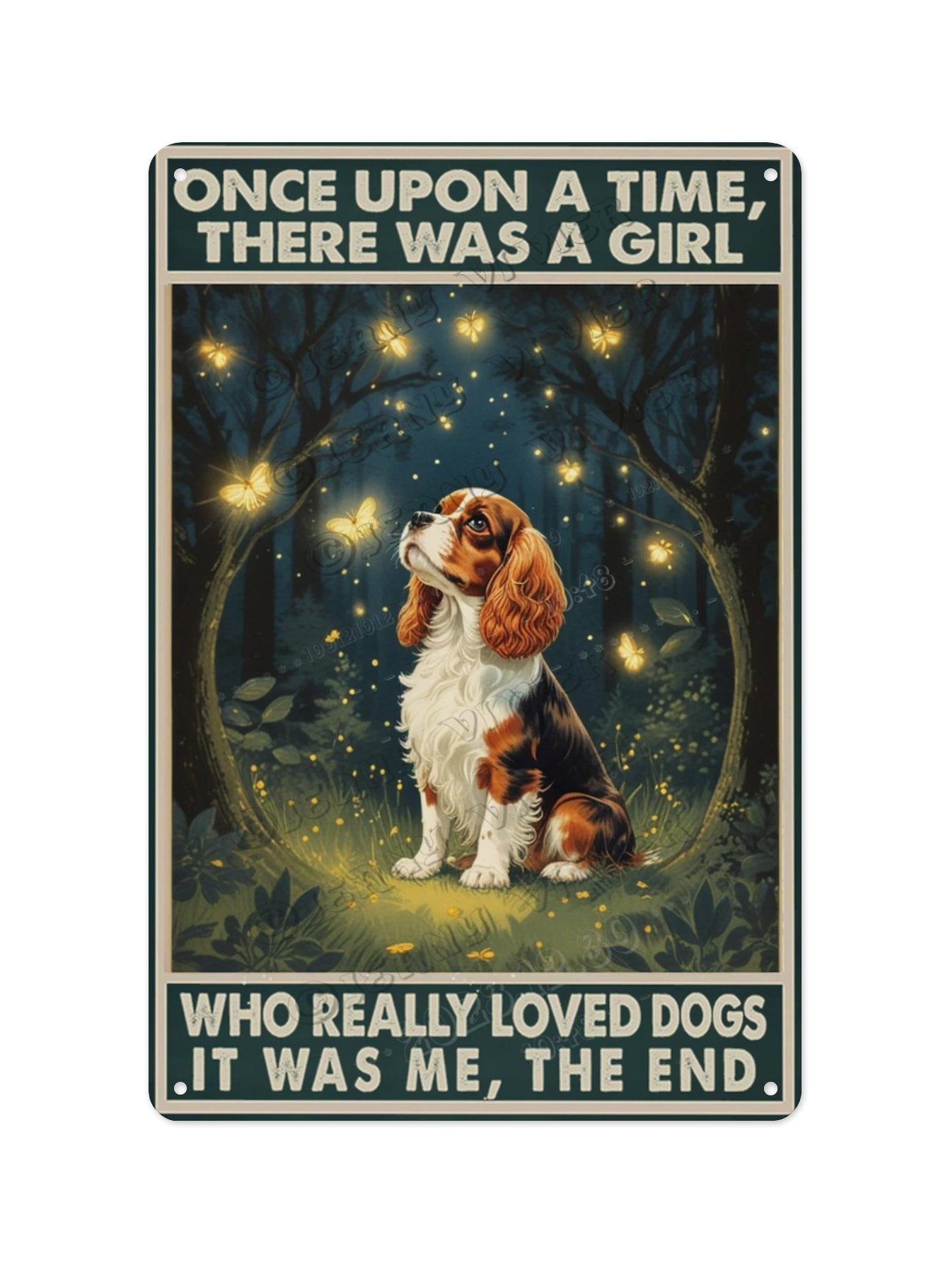 Warnschild Für Cavalier King Charles Spaniel – Aluminiumschild 30,5x20 Cm, Hundeschild Für Garten & Haus