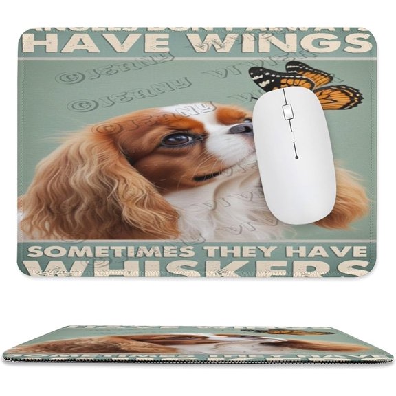 Cavalier King Charles Spaniel Dog Mouse Pad, Cute Dog Mouse Pad, Mouse Mat Rectangle Waterproof Mouse Pad Non-Slip Rubber Base MousePads for Office Laptop Computer 8"x10"
