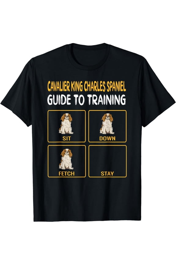 Cavalier King Charles Spaniel Guide To Training Dog Trainer T-Shirt