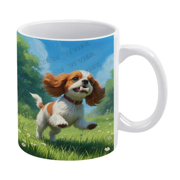 Cavalier King Charles Spaniel Owner's Favorite Coffee Mug - 11 oz White Ceramic Cup