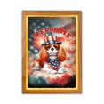 thumbnail image 1 of Cavalier King Charles Spaniel Patriotic Welcome for 4Th of July Independence Day Acrylic Plaque with Wood Photo Frame Box Dog Lover Gifts Light Box - 00010, 1 of 5