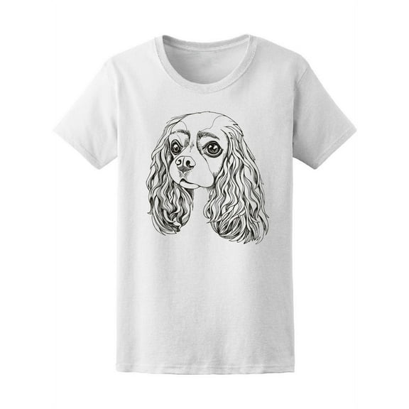Cavalier King Charles Spaniel T-Shirt Women -Image by Shutterstock, Female Large