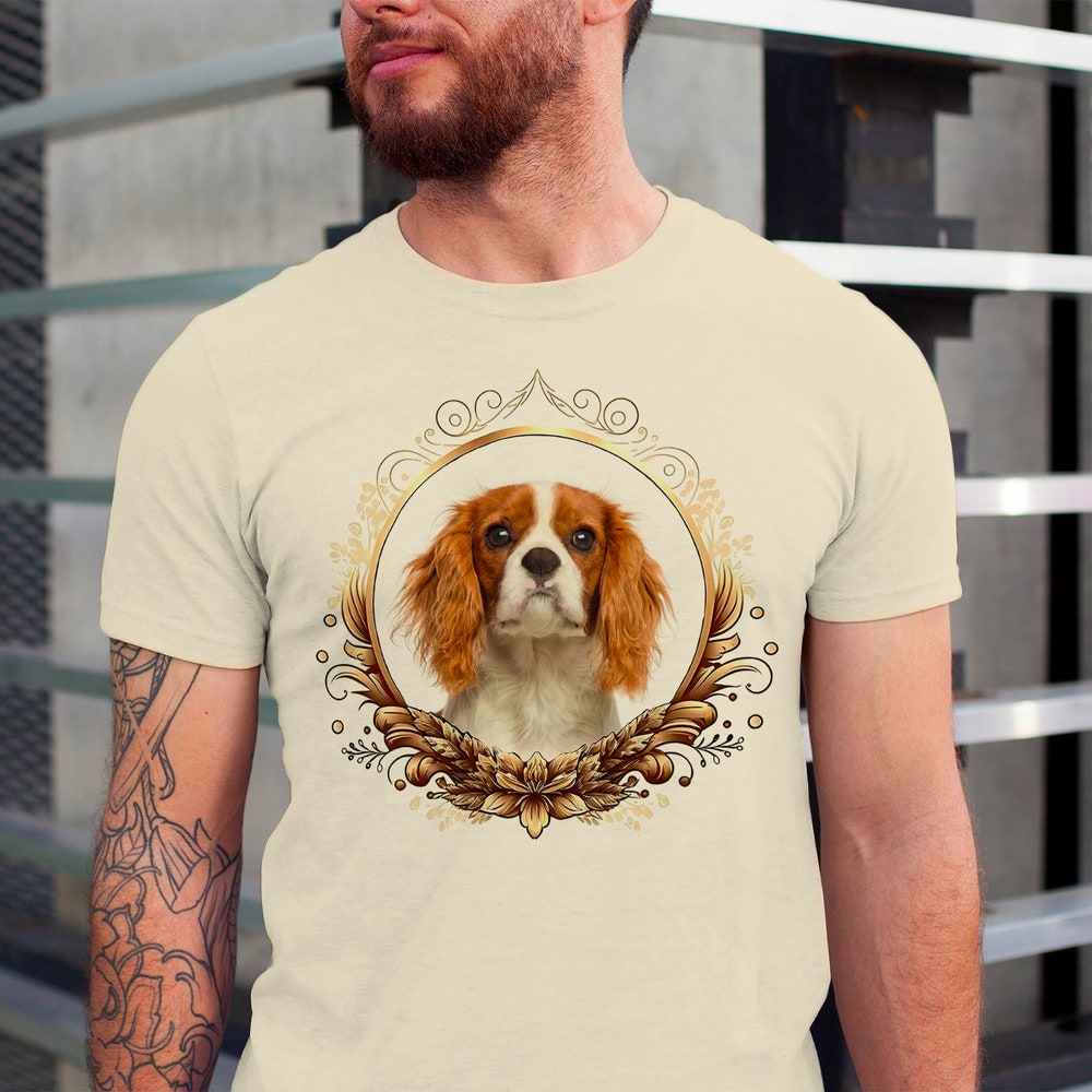 Cavalier King Charles Spaniel V6 Cute Dog T SHIRT TEE White Natural