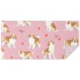 thumbnail image 1 of Cavalier King Charles Spaniels and Flowers Rectangle Tablecloth 60"x120",Waterproof Polyester Rectangle Table Cloth, Wipeable Spillproof Polyester Tablecloth for Dining, Camping, Indoor and Outdoor, 1 of 6