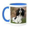 thumbnail image 1 of 3dRose, Cavalier Spaniel, 11oz Two-Tone Blue Mug, 1 of 7