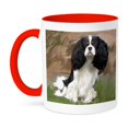 thumbnail image 1 of 3dRose, Cavalier Spaniel, 11oz Two-Tone Red Mug, 1 of 7